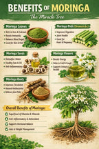 100% Organic Moringa Leaf Powder (Sohanjana)